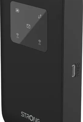Produktbild von Strong 4G+ LTE MiFi Hotspot Router Wi-Fi 900, Router für Mobilfunknetz, Schwarz, Wi-Fi 5 (802.11ac), 300,867 Mbit/s, 4G, LTE