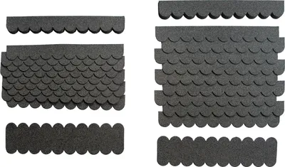 Produktbild von crash-marek, Mini Dachschindeln, Anthrazit, Bitumen, Pappe, Vogelhäuser, Insektenhotel, Nistkasten, Spielhäuser, Briefkasten, Hundehütte, Hasenstall