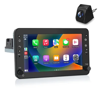 Immagine prodotto di Autoradio con telecamera,CarPlay per Alfa Romeo 159,Sportwagen,Brera,Spider,Android Auto wireless,WiFi,GPS,RDS,DSP,DAB+,BT radio 7",2+32GB