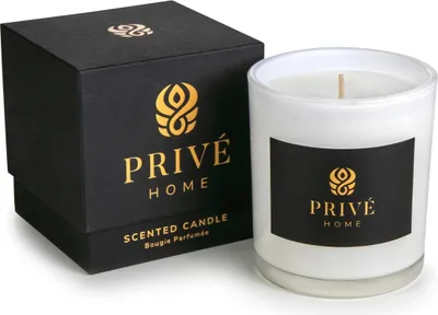 Obrázok produktu pre Sviečka PRIVE HOME, 280 g (bergamot, rozmarín, bazalka, kvetinová, drevitá a OUD)