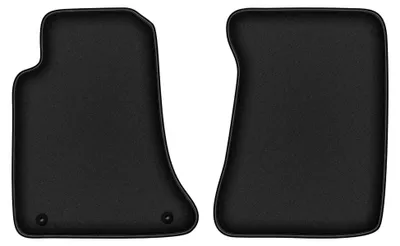 Immagine prodotto di Tappetini anteriori in moquette per Opel Omega A 1986-1994 (berlina/station wagon) – 2 pezzi, neri, su misura – Wielganizator DURBAN