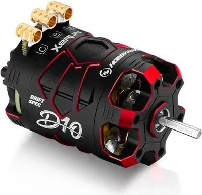 Produktbild von Hobbywing Xerun D10 Brushless Drift Motor 13.5T Rot