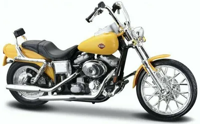 Obrázok produktu pre Maisto 34360-39 - Model motocykla - Harley Davidson Series 39 2001 FXDWG Dyna Wide Glide (žltá)