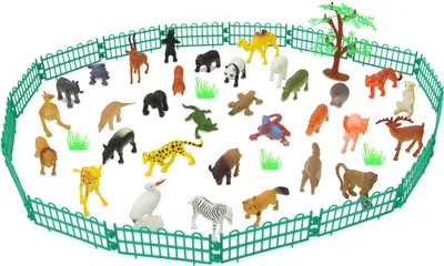 Produktbild von Tierspielset Wild Animals 2,5" 53tlg