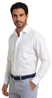 Produktbild von Olymp Business-Hemd Luxor Modern Fit weiß 100% Baumwolle