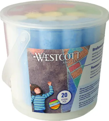 Produktbild von Westcott Straßenmalkreide farbsortiert 20 St.