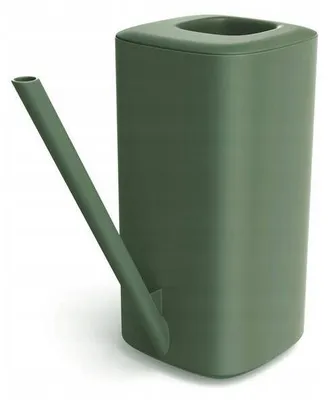 Produktbild von Kunststoff-Gießkanne 1,6L grün mit schmalem Auslauf, ergonomischer Griff für Zimmerpflanzen