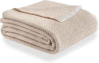 Productafbeelding van Multifunctionele deken, extra zacht - zandbeige - 180 x 240 cm