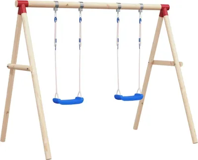 Obrázok produktu pre Sedadlá na hojdačku s lanami 2 ks modré 38x16 cm polyetylén