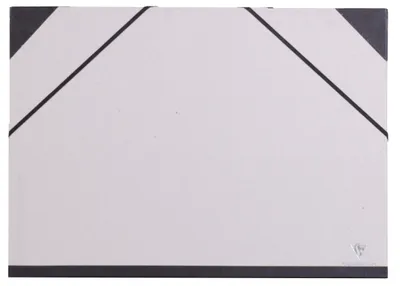 Produktbild von Clairefontaine Zeichenmappe m Gummi 32x45cm grau