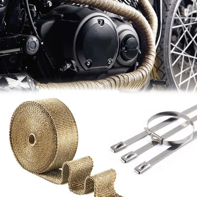 Produktbild von Isolierband für Motorradklemmungen 900°, Klar, 5 x 5 m