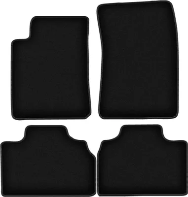 Obrázok produktu pre Velúrové autokoberce na mieru pre SsangYong Kyron (2005-2014, SUV) černé, sada 4 ks, s úchyty