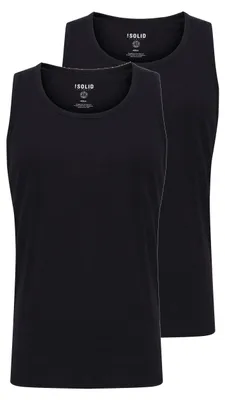 Produktbild von SOLID SDCasal Herren Tank Top mit Rundhalsausschnitt im 2er oder 3er Pack
