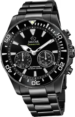 Produktbild von Jaguar Edelstahl Herren Uhr Multifunktion Sport Elegant schwarz Connected D2UJ929/1