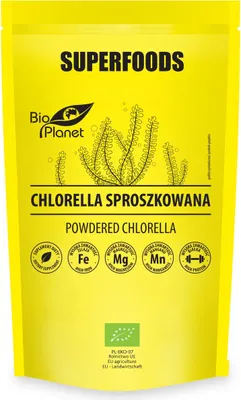 Produktbild von CHLORELLA-PULVER  200 g –  PLANET SUPERFOODS