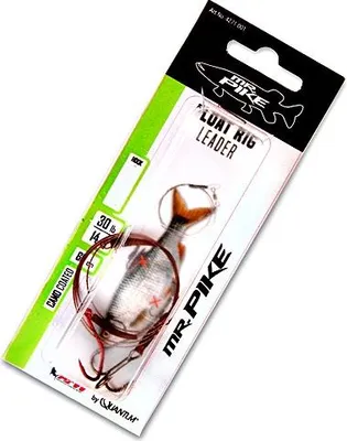 Produktbild von Quantum Mr Pike Float Rig Leader 60cm 13,6kg - Hechtvorfach