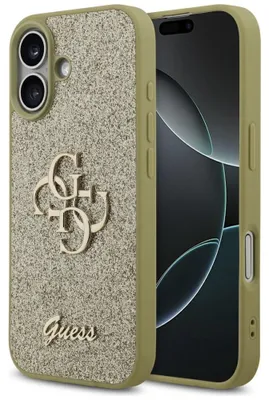 Produktbild von Etui Guess Fest Glitter Big 4G Na Iphone 17 - Złote