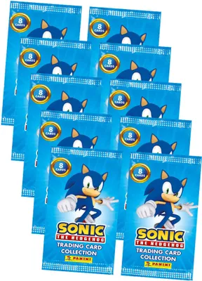 Produktbild von SONIC Karten - (2025) The Hedgehog Sammelkarten - 10 Booster