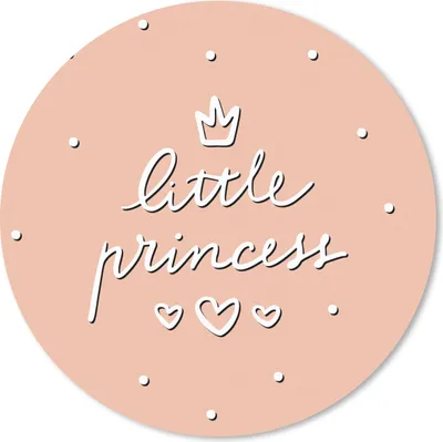 Produktbild von MuchoWow® Mauspad Mousepad Zitate - Mädchen - Kleine Prinzessin - Sprichwörter - Kinder - Mädchen 50x50 cm - Mousepads - Maus Mat - Pad - Mausunterlage - Vinyl