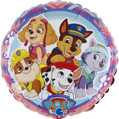 Produktbild von Folienballon Paw Patrol Adventure, bunt, für Helium, wiederbefüllbar