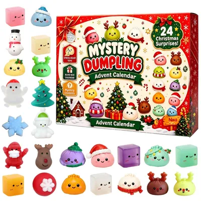 Productafbeelding van Kerstadventskalender 2026 met Dumpling Stressbal
