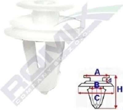 Produktbild von 10x ROMIX B24534 Clip