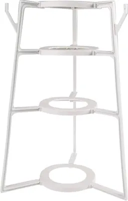 Image de Étagère de cuisine pour casseroles, porte-couvercles, range-ustensiles, acier inoxydable