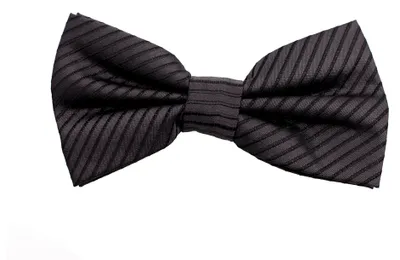 Produktbild von Fabio Farini - 1 Stück Herren Streifen Fliegen - Männer Querbinder Vorgebunden Bowtie Streifen- Schwarz