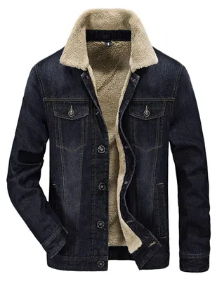 Produktbild von Warme Jeansjacke für Herren