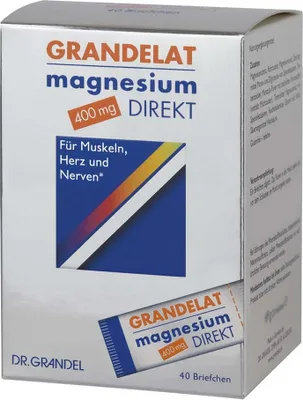 Zdjęcie produktu dla GRANDELAT magnez DIREKT 400mg 40 saszetek 138g