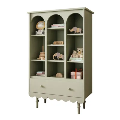 Produktbild von BABUSHKA Kinderregal olivgrün