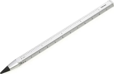 Obrázek produktu pro TROIKA PEN20/SI, Šedá, Hliník, Kov, Černá, HB, 147 mm, 1 cm