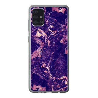 Produktbild von MuchoWow® Handyhülle Schutzhülle Hülle für Samsung Galaxy A52 5G Marmor - Naturstein - Mineralien Silikon Softcase Handy Hülle - Umschlag