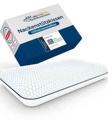Produktbild von Kühlendes Nackenkissen mit Lyocell-Bezug, höhenverstellbar