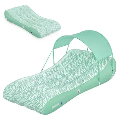 Produktbild von Bestway® Luftmatratze Comfy Chill™ mit Sonnenschutzdach 178 x 102 cm