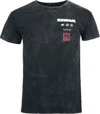 Produktbild von Erra T-Shirt Herren Tracklist charcoal Band-Merch, Bands 100% Baumwolle S