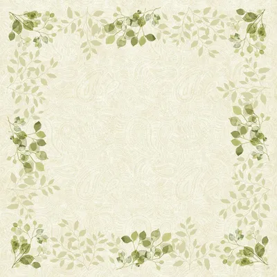 Produktbild von 100x DUNI Bio Dunicel® Mitteldecken 84 x 84 cm Paisley leaves