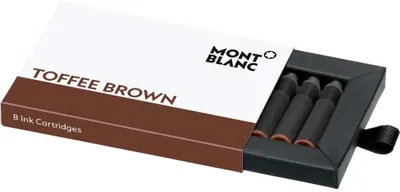 Produktbild von Montblanc® 105189 Tintenpatrone 8 Stück toffee brown
