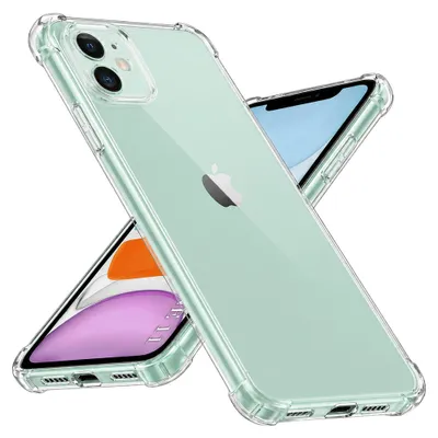 Zdjęcie produktu dla Techsuit Shockproof Clear Silicone etui na iPhone 11 – przezroczyste