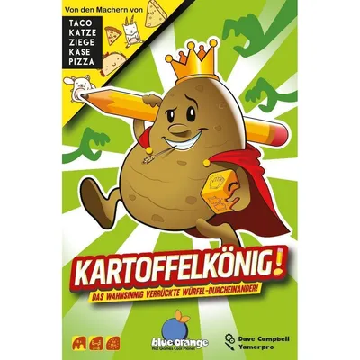 Zdjęcie produktu dla Blue Orange, Kartoffelkönig!, gra imprezowa, gra kościana, 3-8 graczy, wiek 8+, 10 minut, niemiecki