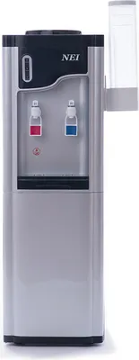 Produktbild von NEI HSM-61LB Bodenwasserspender mit Kompressor, Heizen/Kühlen, 14,5 kg, Schwarz-Silber