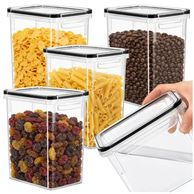 Immagine prodotto di Contenitore per alimenti da 2,6 litri con coperchio, set da 4