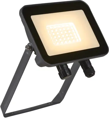 Produktbild von SLV 1006192 FLOODI M, Wand- und Deckenaufbauleuchte anthrazit, transparent 30W 3000K 100° IP65