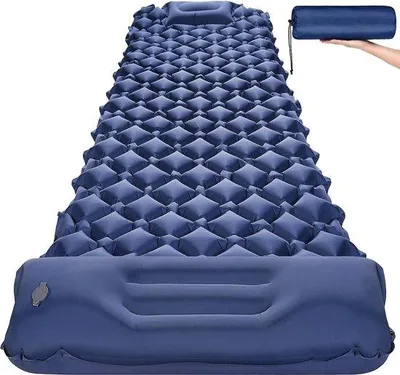 Zdjęcie produktu dla Izolujący materac dmuchany, ultralekki, wodoodporny, do biwakowania, podróży, na plażę, na trekking
