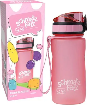 Produktbild von Famanu Sport-Trinkflasche für Kinder - 350ml mit Fruchteinsatz und Klickverschluss