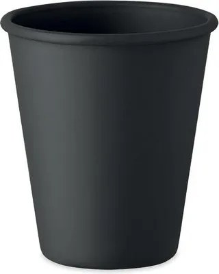 Produktbild von MidOcean - "Cupful" Tasse, Wiederverwendbar, Einwandig MO1801 (Einheitsgröße) (Schwarz)