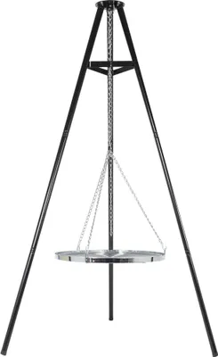 Obrázek produktu pro La Hacienda 55578, Gril, Palivové dřevo, Ocel, Černá, Kulatý, Ocel