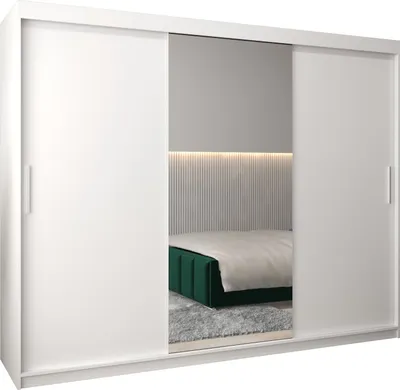 Produktbild von Kleiderschrank, Schiebetürenschrank Schlafzimmer, Schrank mit Spiegel TOKYO 1 250 cm
