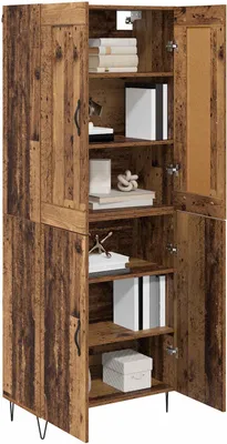 Immagine prodotto di vidaXL Credenza in legno vecchio 69,5 x 34 x 180 cm Materiale a base di legno