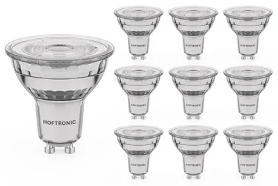 Produktbild von hoftronic GU10 LED-Spot 4W 345lm 2700K dimmbar 10er Set